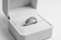 "Silver Eternal Braid Ring"