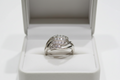 Silver Diagonal  Wrap Ring