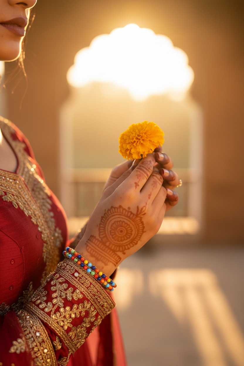 Gold Bangle Editorial Shot