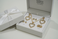 Gold Heart shape Pendant Set