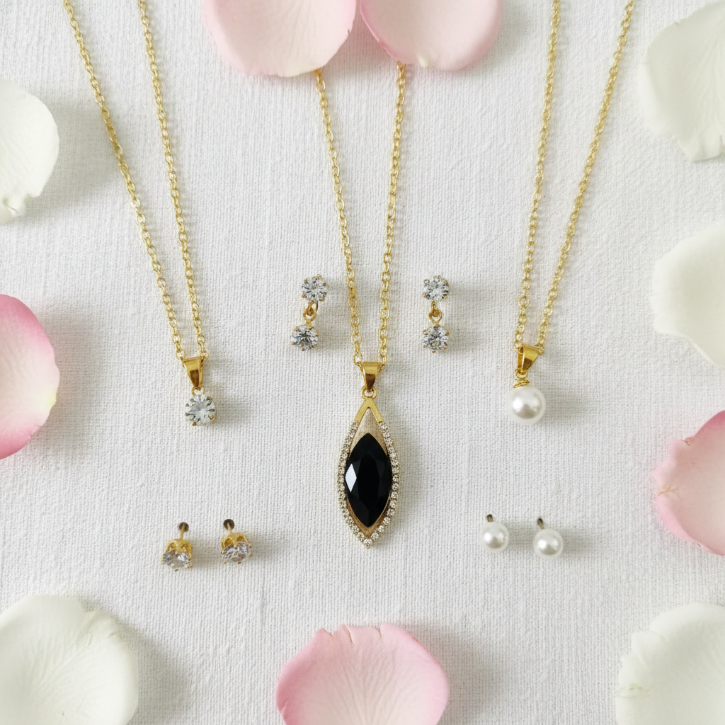 Crystal Pendant Set Fashion Jewelry Limited Edition Set