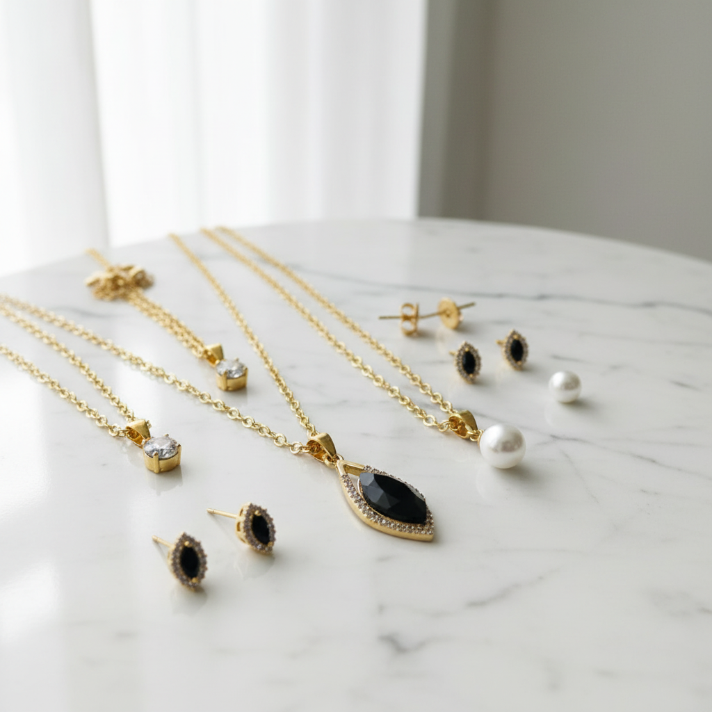 Crystal Pendant Set Fashion Jewelry Limited Edition Set