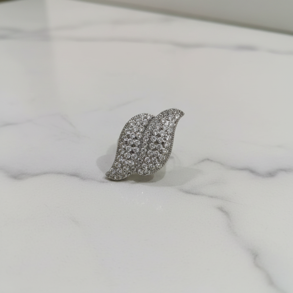 Gold Leaf Flame Ring